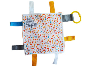 Baby Jack and Company - Kindness Crinkle Tag Square 8x8 Baby Teach at Home Toy