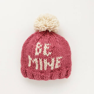 Huggalugs Be Mine Valentine's Day Hand Knit Beanie Hat
