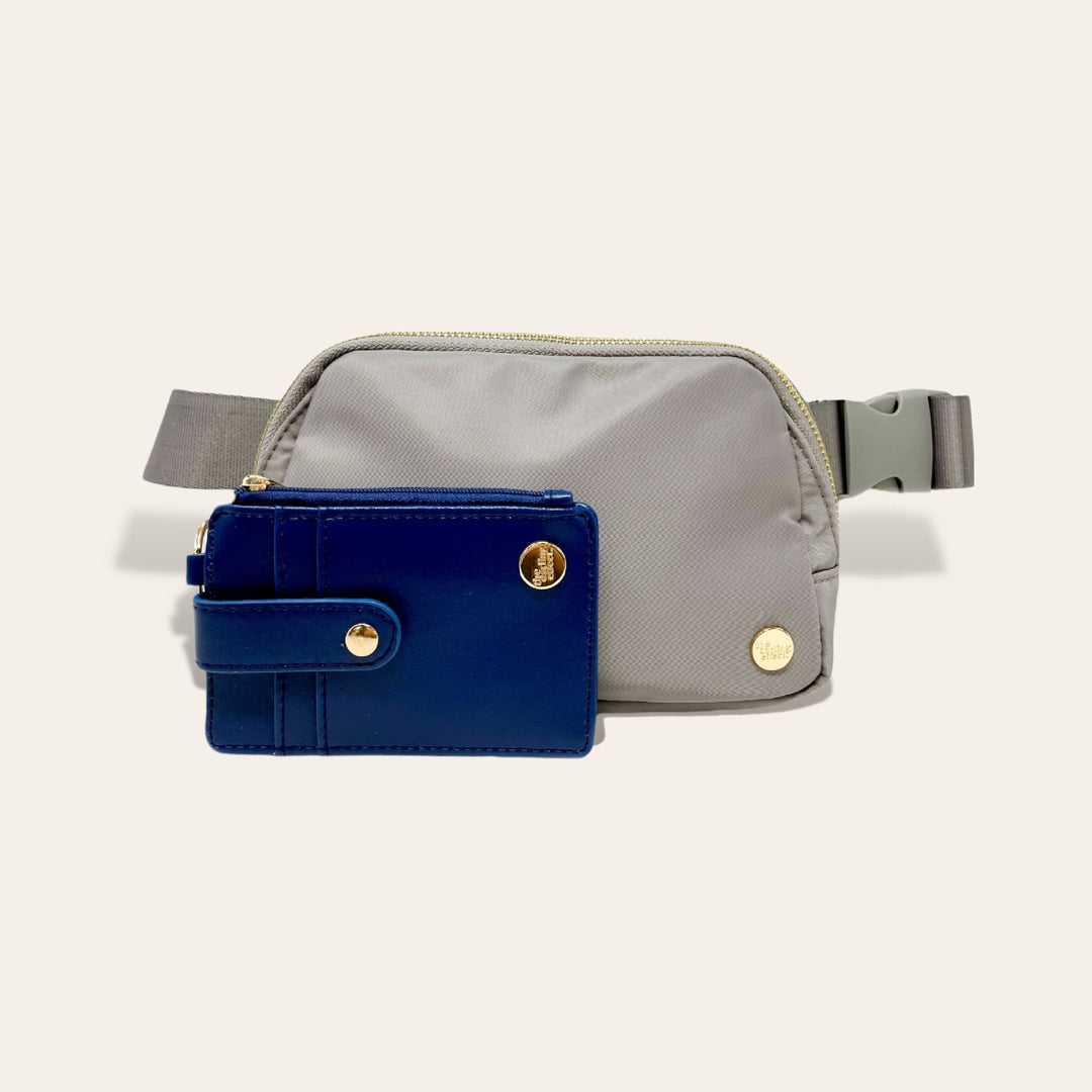 The Darling Effect - All You Need Belt Bag + Wallet - Slate Grey
