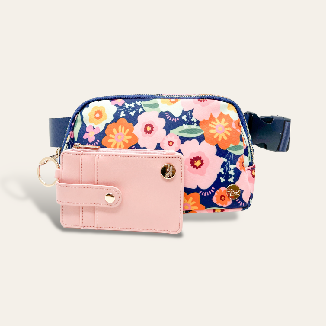 The Darling Effect - All You Need Belt Bag + Wallet - Bright & Bloomy Print