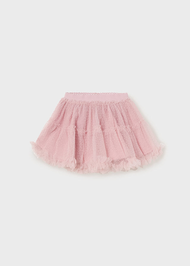 Mayoral Tulle Skirt Rose