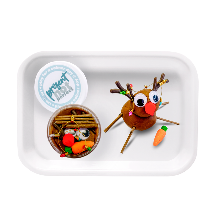 Present Not Perfect Play Co - Build-A-Reindeer Mini Sensory Kit