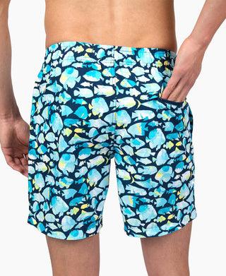 RuffleButts + RuggedButts - Fish Friends Men's Swim Trunks