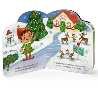 Cottage Door Press - A Little Elf Shaped Christmas Board Book