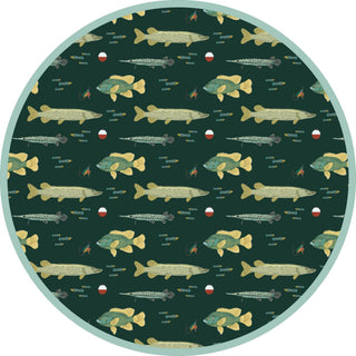 Emerson and Friends - Gone Fishing Bamboo Convertible Footie Romper
