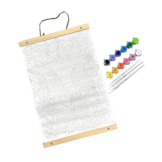OOLY - Paintology Paint By Number Canvas Kit - Tiger Eyes 25 PC Set