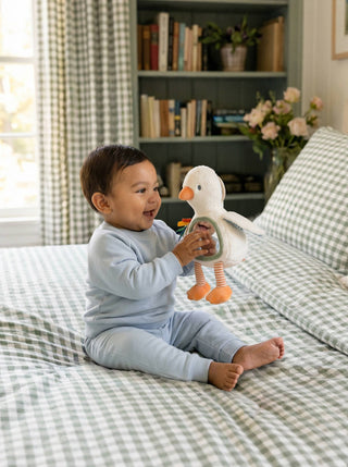 Itzy Ritzy - *NEW* Itzy Bitzy Mirror™ Sensory Tummy Time Mirror - Goose