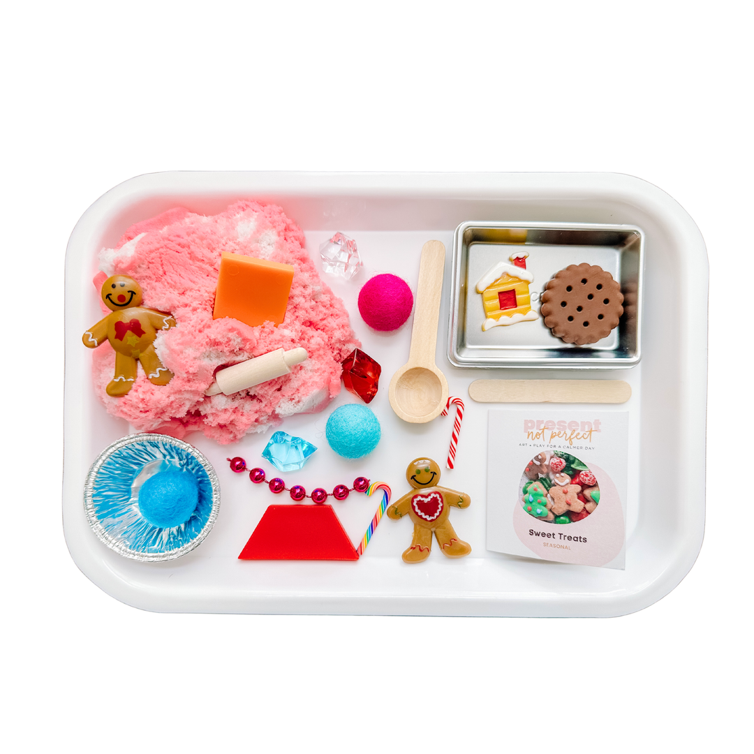 Present Not Perfect Play Co - Sweet Treats Gingerbread Sensory Kit