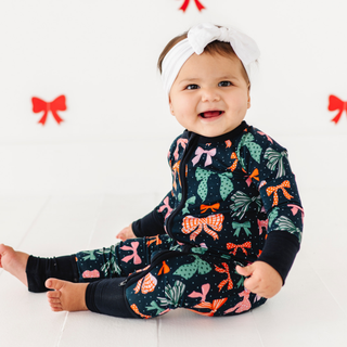 Kiki + Lulu - Merry Little Bows Convertible Footies
