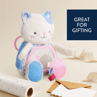 Itzy Ritzy - *NEW* Itzy Bitzy Mirror™ Sensory Tummy Time Mirror - Kitty