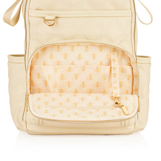 Itzy Ritzy -  Boss Plus™ Backpack Diaper Bag Milk and Honey