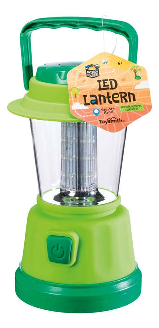 Toysmith - Outdoor Discovery 7" Tall Led Lantern  Asst Colors, Camping