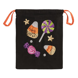 Candy Sequin Treat Pillowcase, Halloween Trick-or-Treat Bag