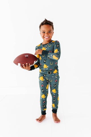 Kiki + Lulu - Wisconsin Football Kids Pajamas
