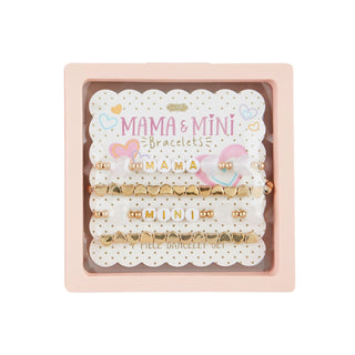 Mud Pie Pearl Mama and Mini Bracelets