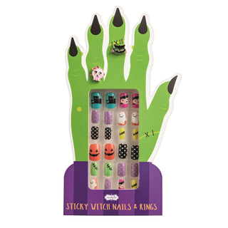 Halloween Ring & Nail Sets, Black