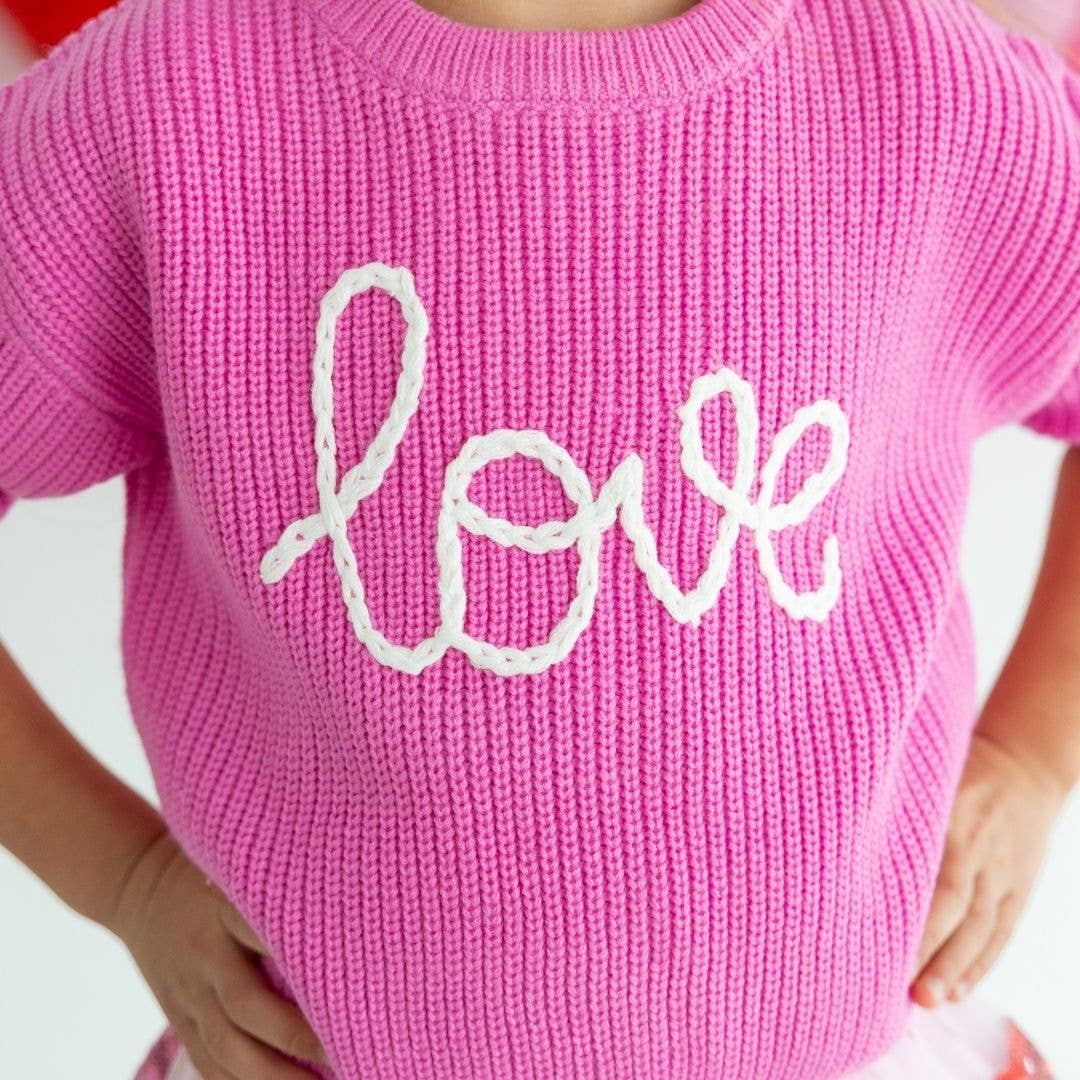 Sweet Wink - Love Valentine's Day Knit Sweater - Mommy and Me