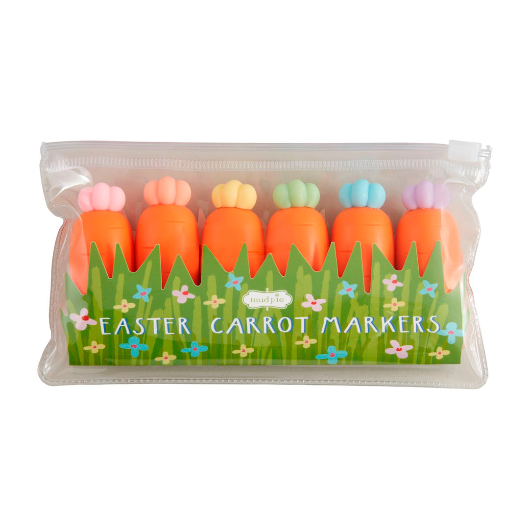 Mud Pie Easter Carrot Shaped Markers