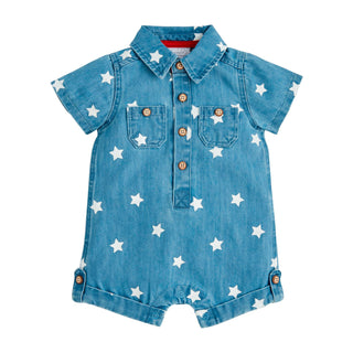 Mud Pie Denim Star Shortall