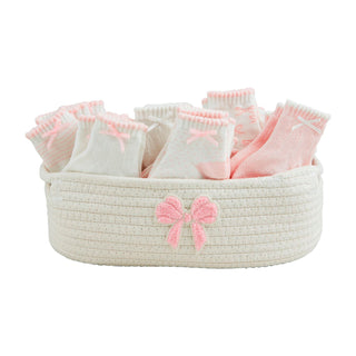 Mud Pie Pink Baby Socks