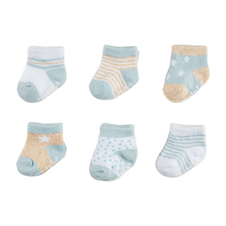 Mud Pie Blue Baby Socks