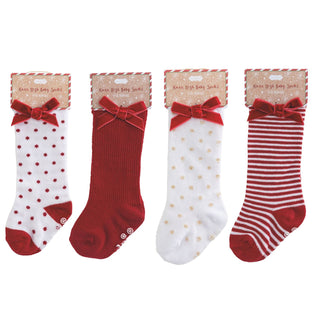 Mud Pie Tall Christmas Socks