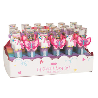 Mud Pie Lip Gloss & Ring Sets