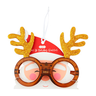 Mud Pie Christmas LED Glasses