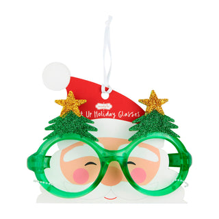 Mud Pie Christmas LED Glasses