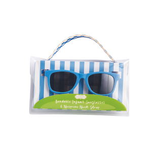 Mud Pie Bendable Baby Sunglasses Bright Blue