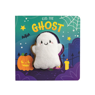 Halloween Plush Ghost Book, White