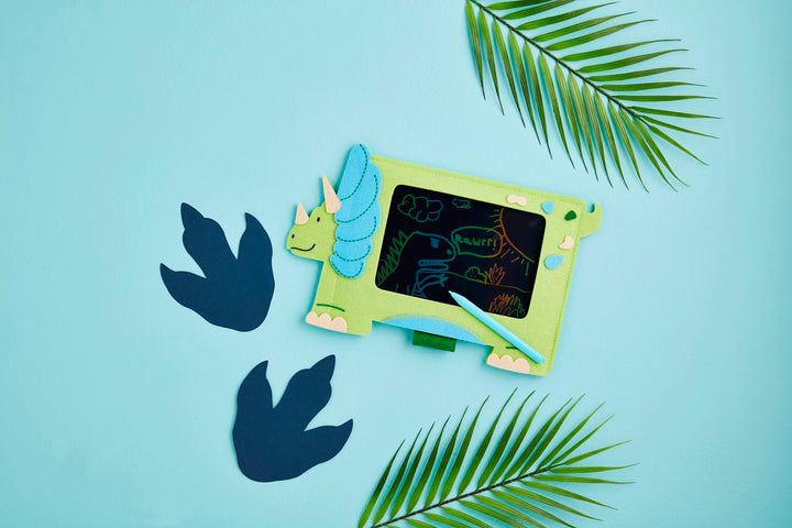 Mud Pie Dino Felt Doodle Pad