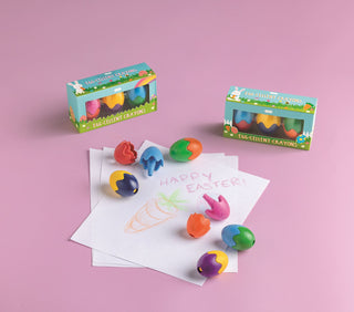 Mud Pie Egg Shaped Crayon Sets