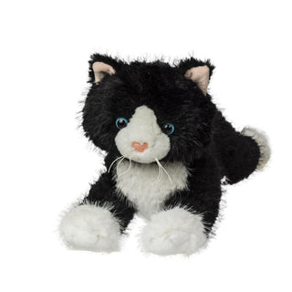 Domino Kitty Stuffed Animal, Black and White