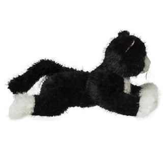 Domino Kitty Stuffed Animal, Black and White