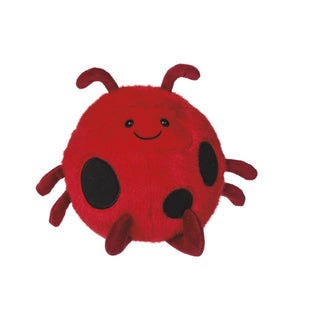 Rolly Lady Bug Stuffed Animal, Red