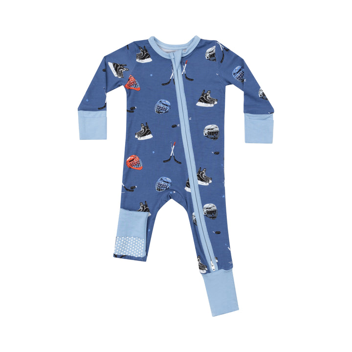 Angel Dear 2 Way Zipper Romper Hockey