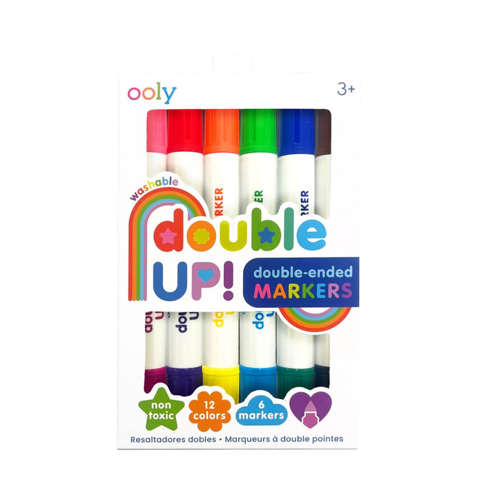 OOLY Double Up! Double-Ended Markers - Set of 6