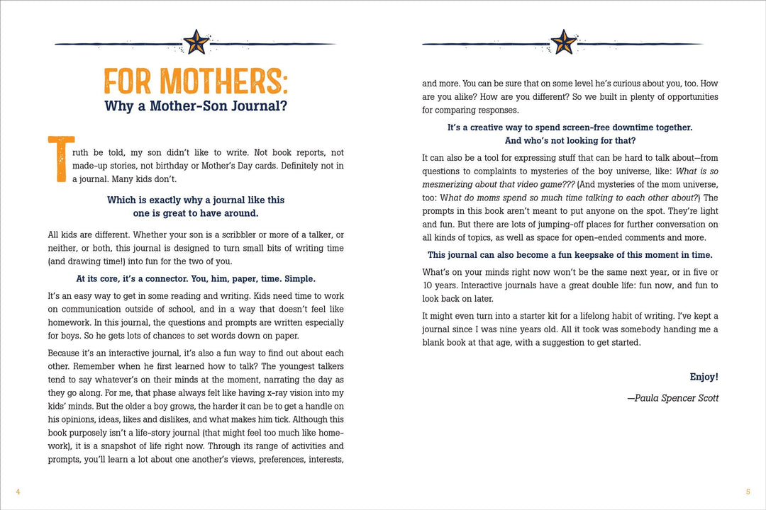 Peter Pauper Press - Mother & Son: Our Back-and-Forth Journal
