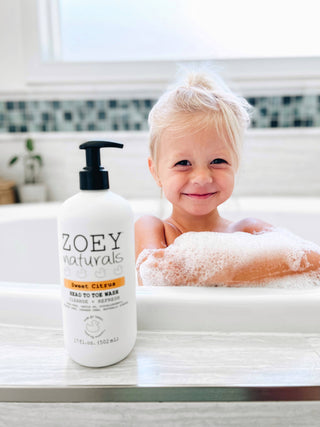 Zoey Naturals Sweet Citrus Head to Toe Wash - 17oz