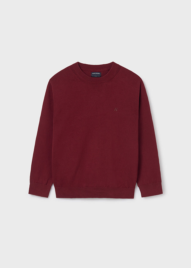 Mayoral Basic Cotton Jumper Wine