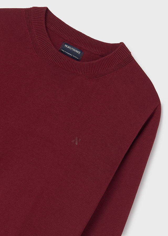 Mayoral Basic Cotton Jumper Wine