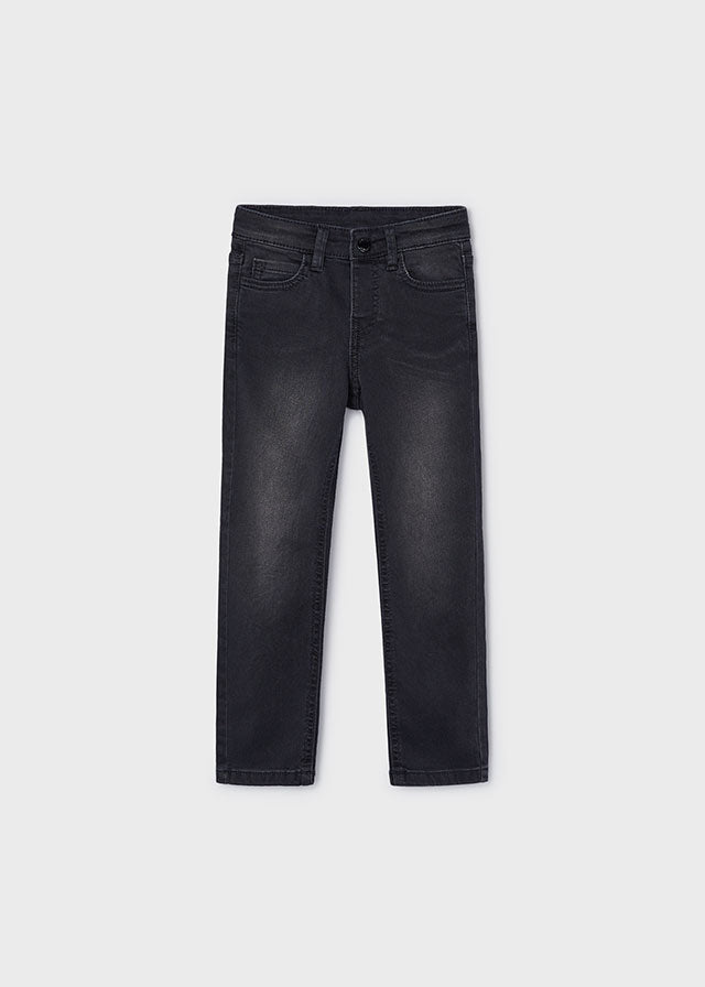 Mayoral Basic Slim Fit Black Jeans