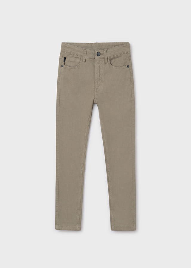 Mayoral 5 Pocket Slim Fit Tan Jeans