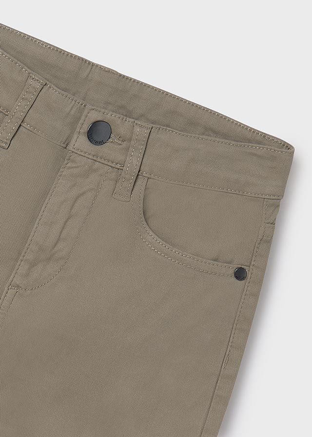 Mayoral 5 Pocket Slim Fit Tan Jeans