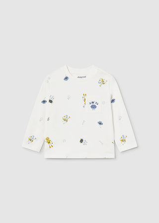 Mayoral Printed L/S T-Shirt Robots