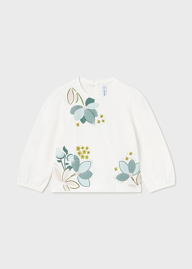 Mayoral L/S T-Shirt Floral