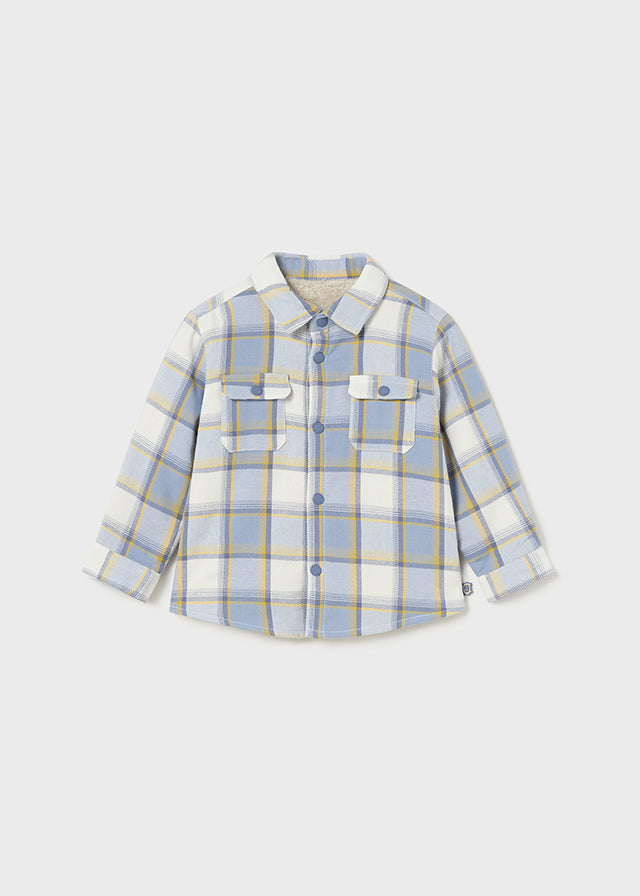 Mayoral Shirt Checked Glacial