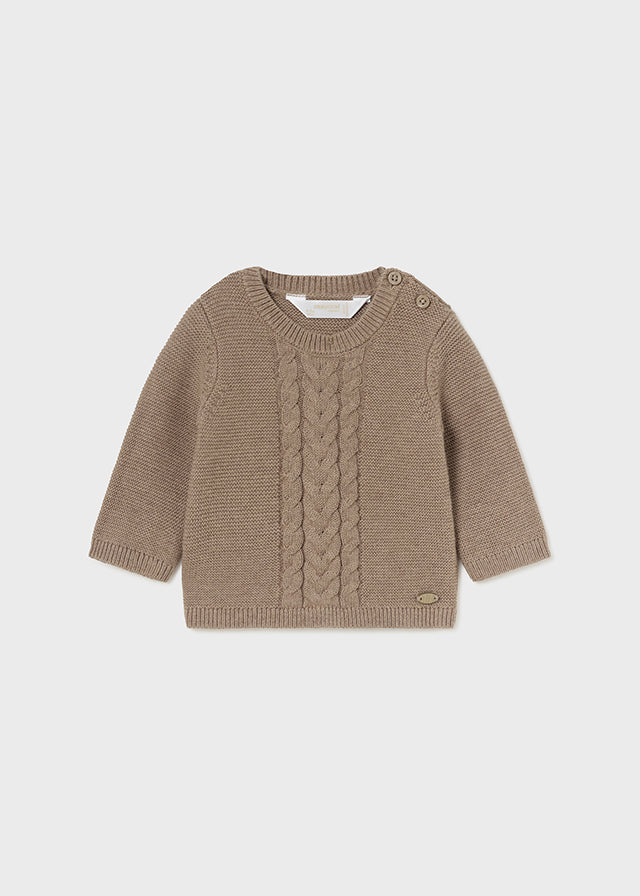 Mayoral Textured Tan Sweater