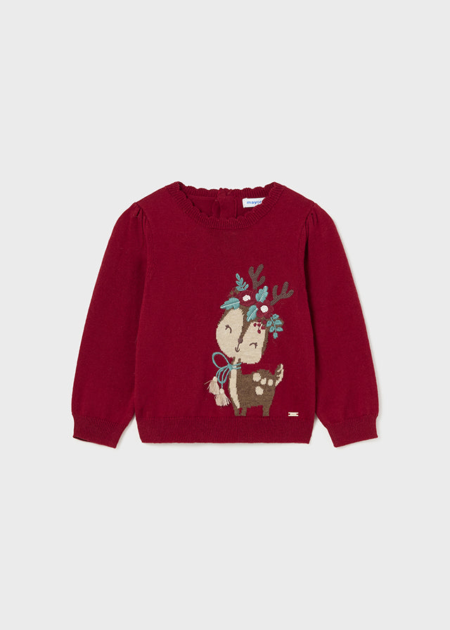 Mayoral Jacquard Jumper Reindeer